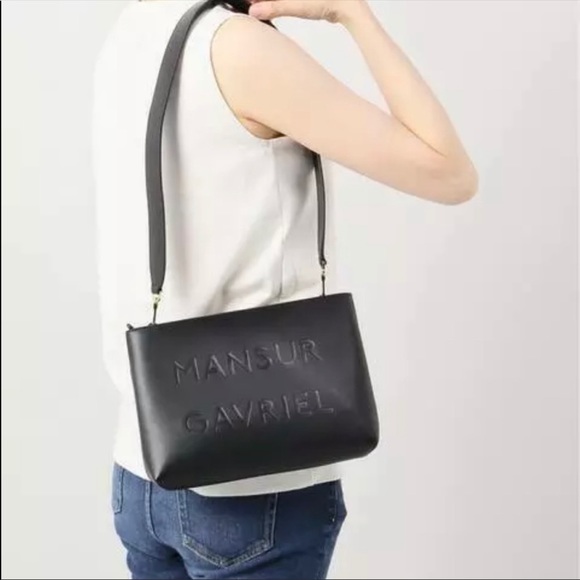 Mansur Gavriel Handbags - MANSUR GAVRIEL Logo Clutch + Shoulder Bag NWT